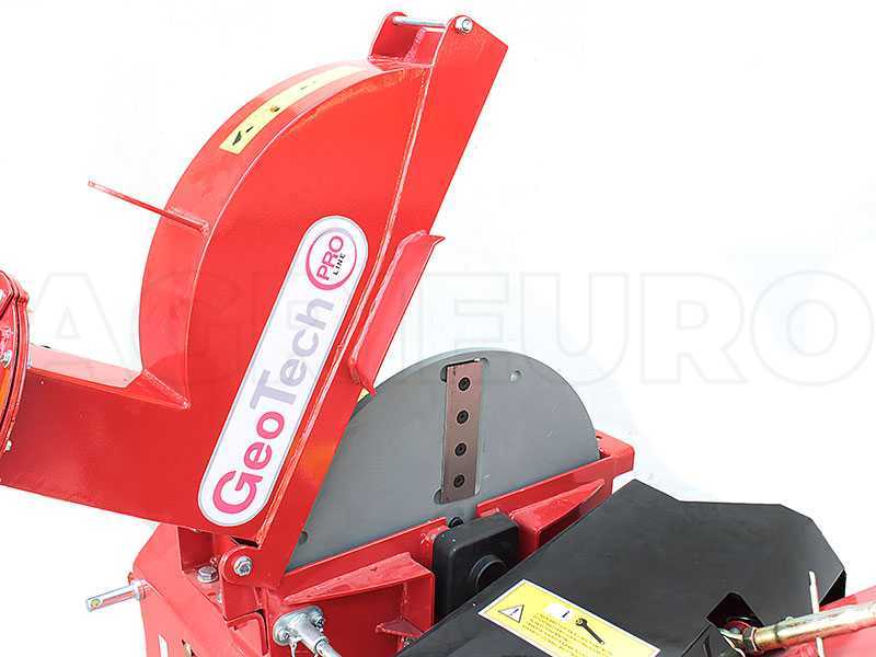 GeoTech Pro WS52R - H&auml;cksler f&uuml;r Traktor - mit hydraulischen Walzen