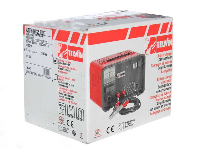 Telwin Autotronic 25 Boost - Akkuladeger&auml;t und Erhaltungsladeger&auml;t - Bleiakkumulatoren 12/24V