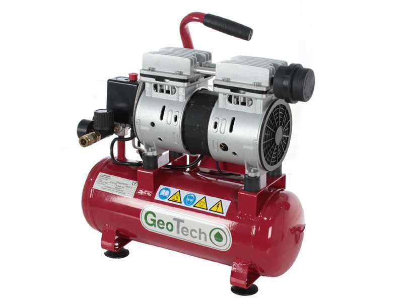 GeoTech S-AC-9-8-07 - Elektrischer Kompressor - kompakt + tragbar - Motor 0.7 PS - 8 bar