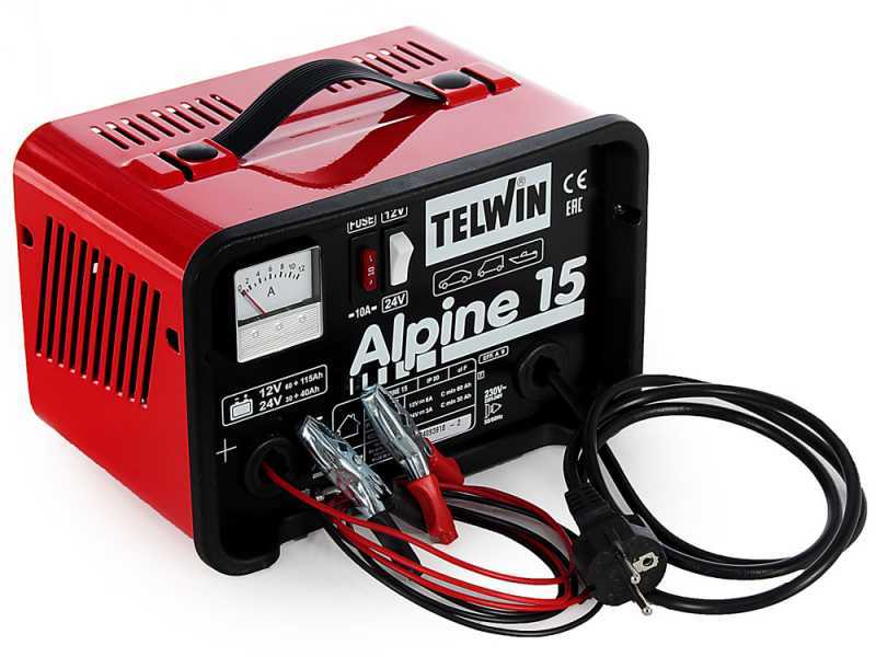 Telwin Alpine 15 - Akkuladeger&auml;t - f&uuml;r Batterien WET mit 12/24 V Spannung - 230V