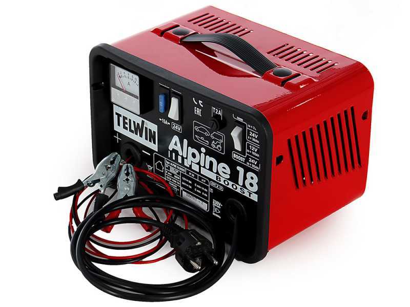 Telwin Alpine 18 Boost - Akkuladeger&auml;t - f&uuml;r Batterien WET mit 12/24 V Spannung - 230V