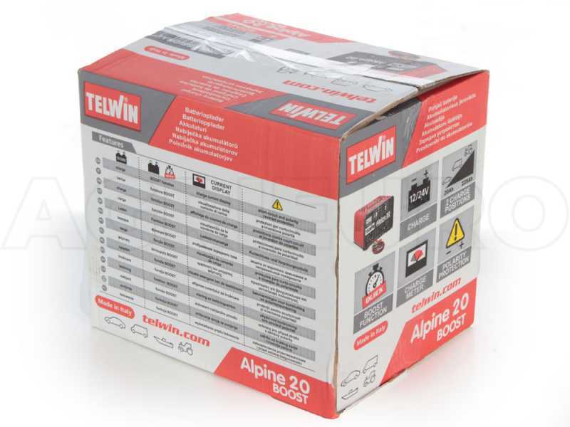 Telwin Alpine 20 Boost - Akkuladeger&auml;t - f&uuml;r Batterien WET mit 12/24 V Spannung - 300 W