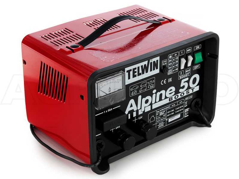 Telwin Alpine 50 Boost - Akkuladeger&auml;t - f&uuml;r Batterien WET mit 12/24 V Spannung - 1000 W