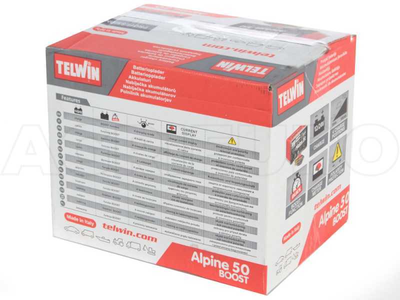 Telwin Alpine 50 Boost - Akkuladeger&auml;t - f&uuml;r Batterien WET mit 12/24 V Spannung - 1000 W