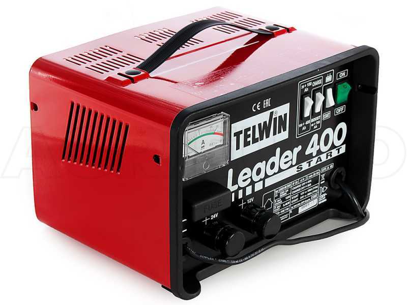 Telwin Leader 400 Start - Akkuladeger&auml;t f&uuml;r Autos und Starter - Batterien WET/START-STOP 12/24V
