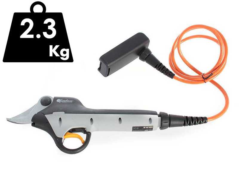 Elektrische Baumschere f&uuml;r das Beschneiden Volpi Kamikaze KV501, Li-Io Batterie max 30mm, 4.4 Ah