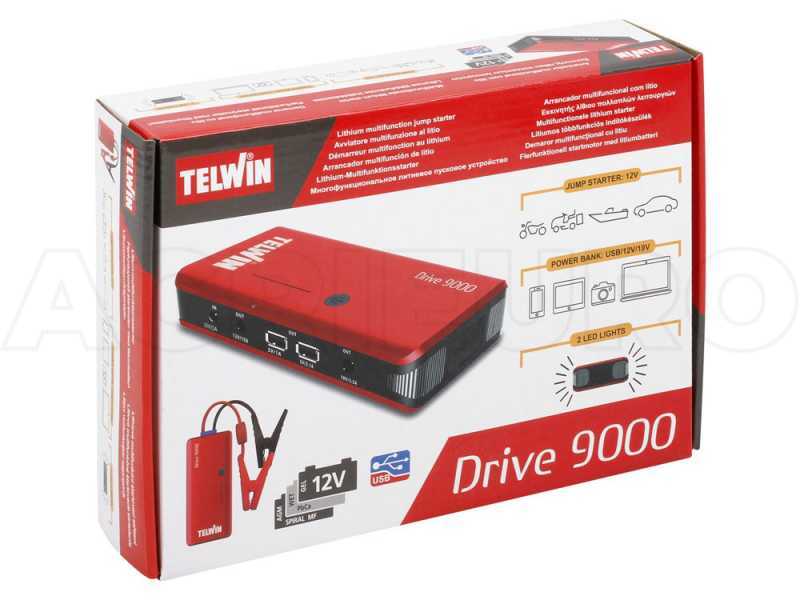 Telwin Drive 9000 - Tragbarer Mehrzweckstarter - Power Bank