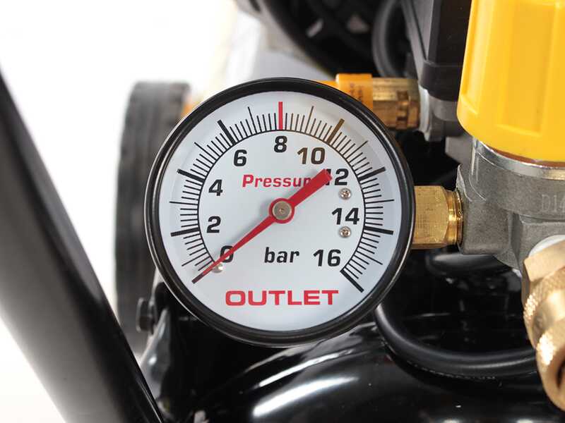 Stanley Sil Air 244/24 - Elektrischer Kompressor mit Wagen - Motor 1.5 PS, 24 Lt, oilless, leise