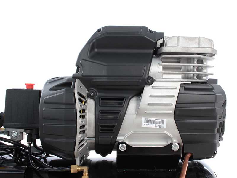 Stanley Sil Air 244/24 - Elektrischer Kompressor mit Wagen - Motor 1.5 PS, 24 Lt, oilless, leise