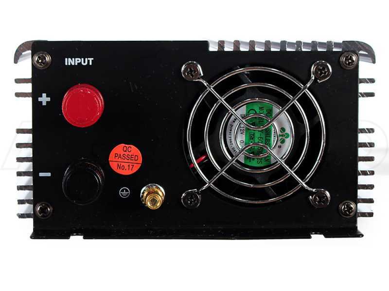 Telwin Converter 1000 - Stromkonverter Inverter von 12V DC bis zu 230V AC - Leistung 1000 W
