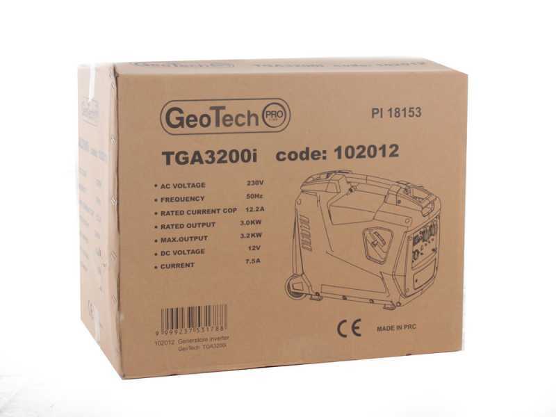 Inverter Stromerzeuger GeoTech Pro TGA 3200i - 3.0 kW - mit Trolley-System