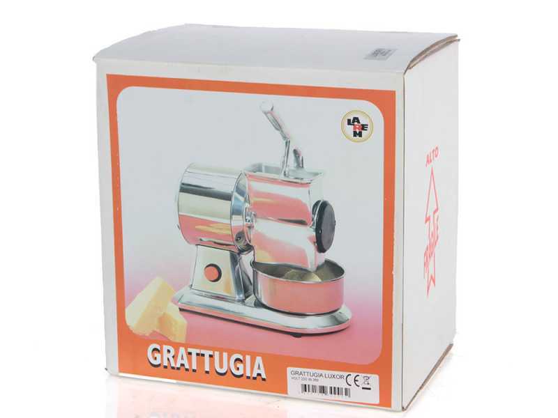 Luxor - Elektrische Tisch-K&uuml;chenreibe aus Aluminiumdruckguss - Inverter Funktion - 250 W