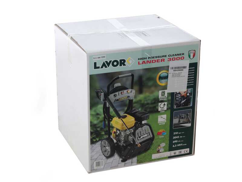 Benzin Hochdruckreiniger Lavor Lander 3000 mit Benzinmotor 196 ccm - 210 bar