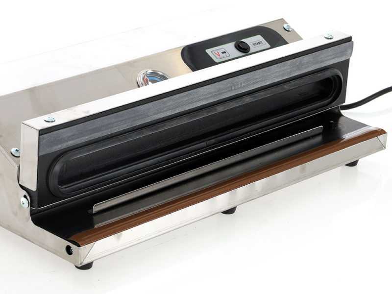 Vakuumierger&auml;t BIG Euro 460 EDELSTAHL  + Vakuummeter - Schwei&szlig;leiste 47 cm 