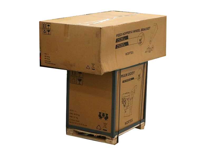 Wortex T200 H - Benzin H&auml;cksler  mit Hondamotor GX 200