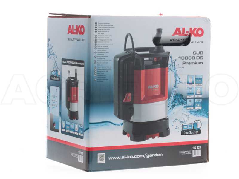 Elektrische Tauchpumpe f&uuml;r Klarwasser AL-KO SUB 13000 DS Premium - integrierter Niveauschalter