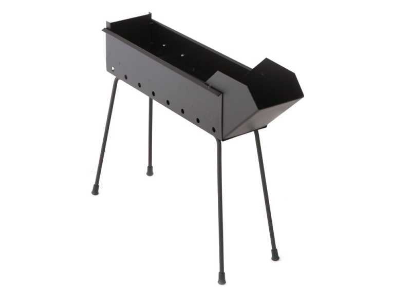 Cruccolini BA12 - Lammspie&szlig;e-Kohlegrill aus Schmiedeeisen 40 cm - Kochfl&auml;che 40 x 11 cm