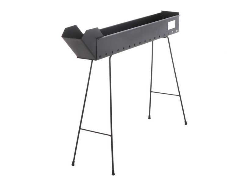 Cruccolini BA14 - Lammspie&szlig;e-Kohlegrill aus Schmiedeeisen 80 - Kochfl&auml;che 80x11 cm