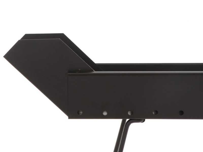 Cruccolini BA15 - Lammspie&szlig;e-Kohlegrill aus Schmiedeeisen 100 cm - Kochfl&auml;che 100 x 11 cm