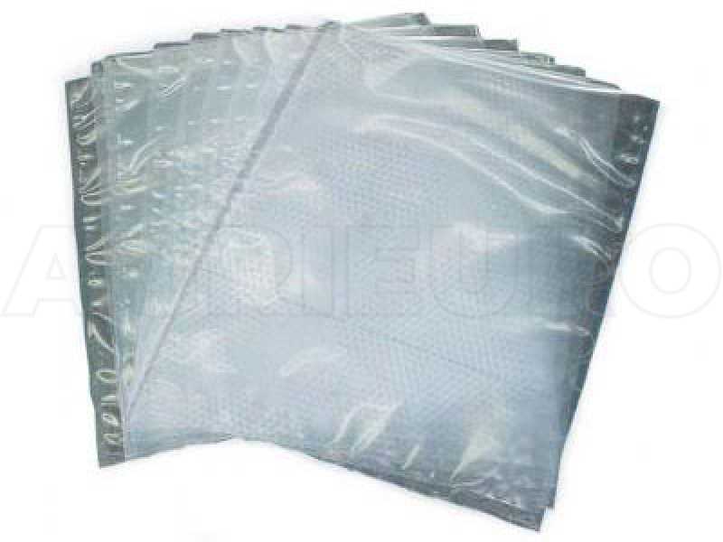Set von 150 goffrierten Vakuumbeutel: 50 Beutel 12x55 cm, 50 Beutel 20x40 cm, 50 Beutel 25X50 cm