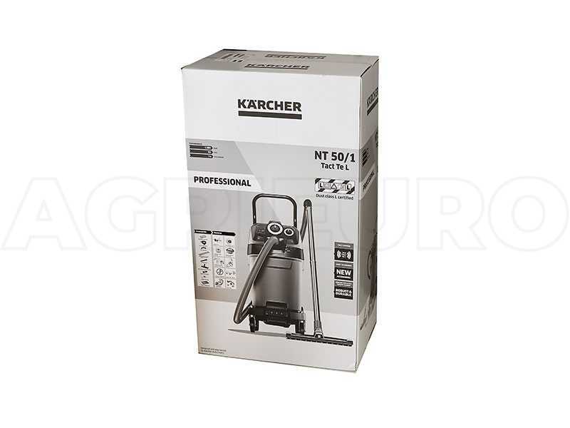 K&auml;rcher Pro NT 50/1 Tact Te L - Staub- und Fl&uuml;ssigkeitssauger - Beh&auml;lter 50 l, 1300W