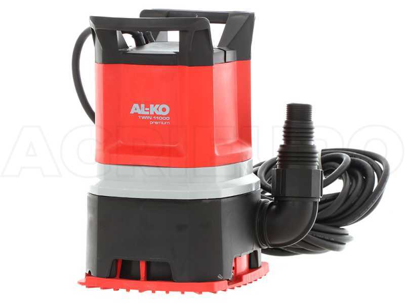 Elektrische Tauchpumpe f&uuml;r Klar- und Schmutzwasser AL-KO TWIN 11000 Premium 750W