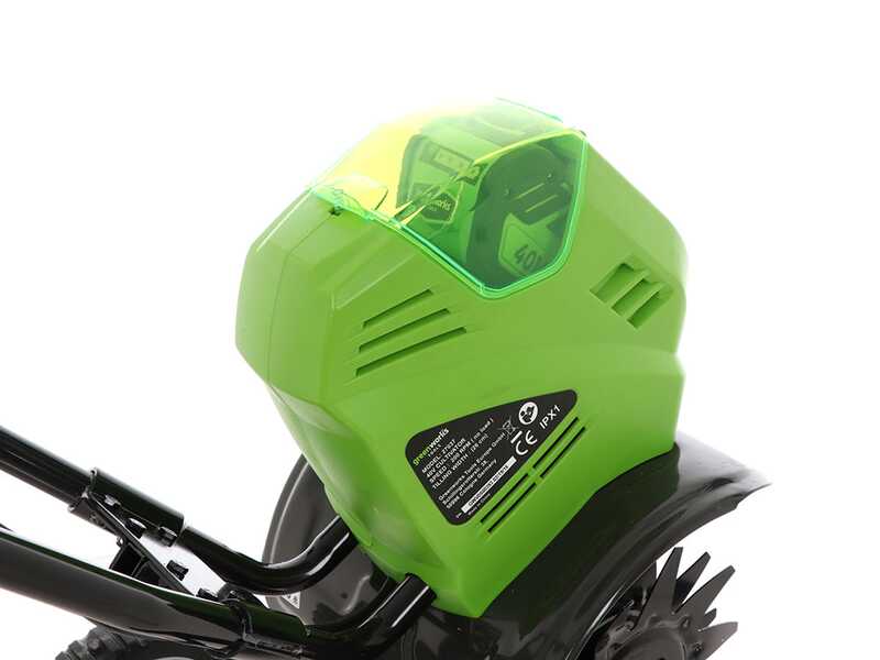 Akku-Motorhacke Greenworks G40TL 40 V mit Batterie 4Ah