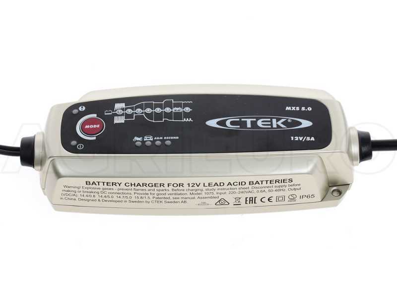 CTEK MXS 5 - 12V/5,0A Ladegerät - Neue Version 2014 - Mit eingebauter  Temperaturkompensation !