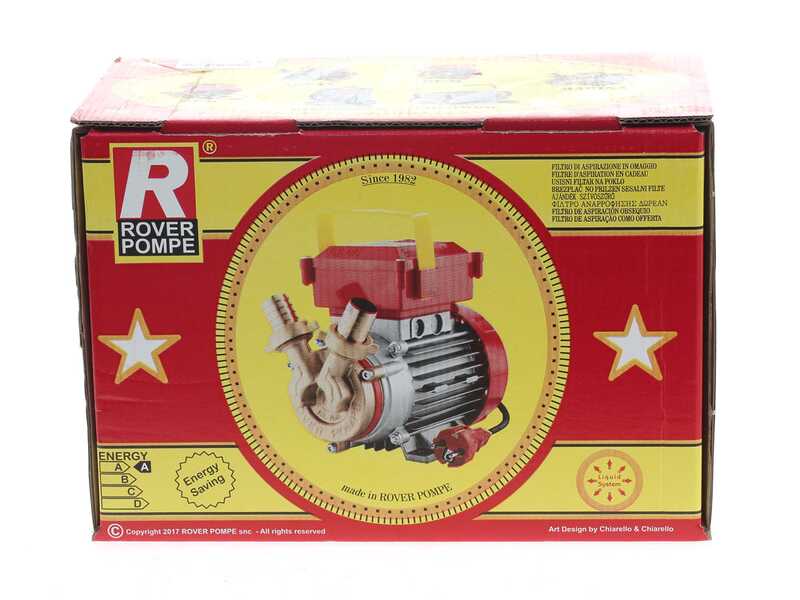 Rover Novax 14-OIL &ndash; Elektrische Umf&uuml;llpumpe f&uuml;r &Ouml;l aus oxidationsbest&auml;ndiger Legierung &ndash; 230 V