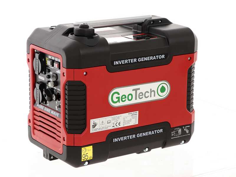 GeoTech SQL2000i - Leiser Inverter-Stromerzeuger 2 kW - Dauerleistung 1.7 kW - 230V