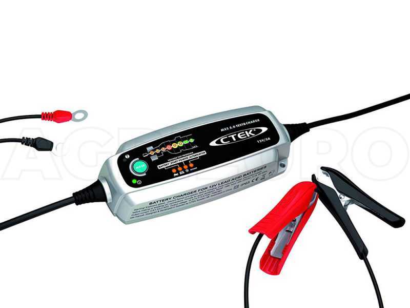 CTEK MXS 5.0 TEST &amp; CHARGE - Akkuladeger&auml;t und automatisches Erhaltungsladeger&auml;t - 8 Phasen - Batterietest