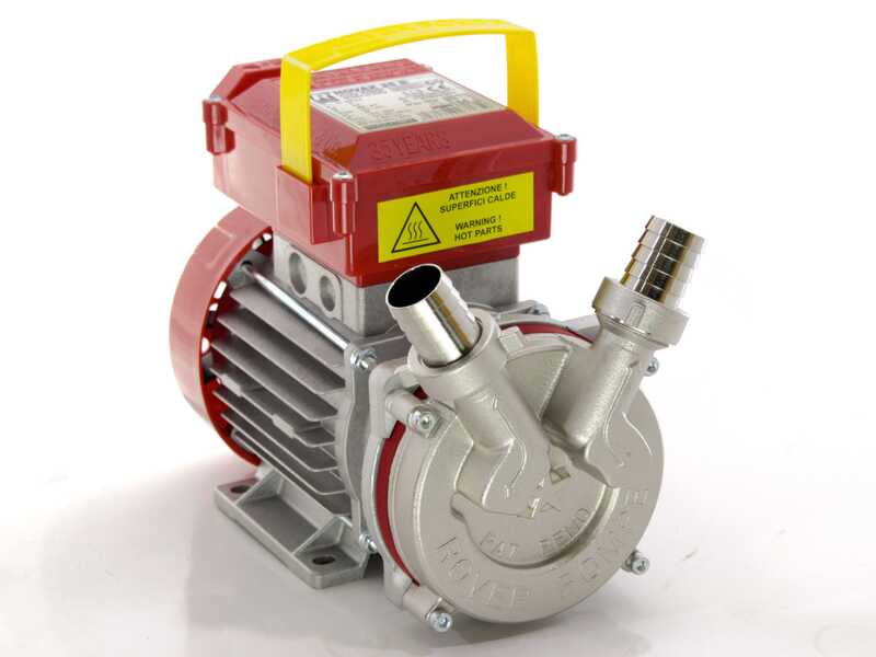 Rover Novax 25-OIL &ndash; Elektrische Umf&uuml;llpumpe f&uuml;r &Ouml;l aus oxidationsbest&auml;ndigem Metall &ndash; 230 V