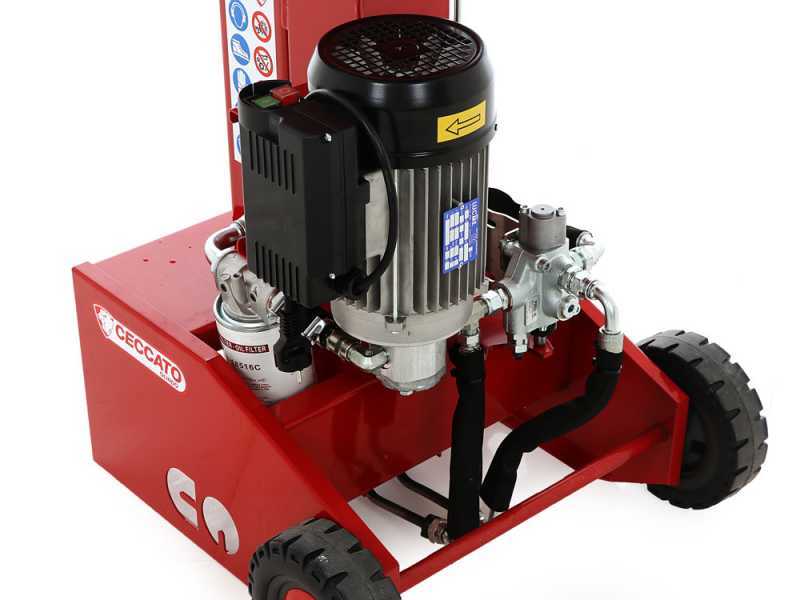 Ceccato BULL SPLE8 - Stehender einphasiger Elektro Holzspalter - 8 Tonnen - Hub 540 mm