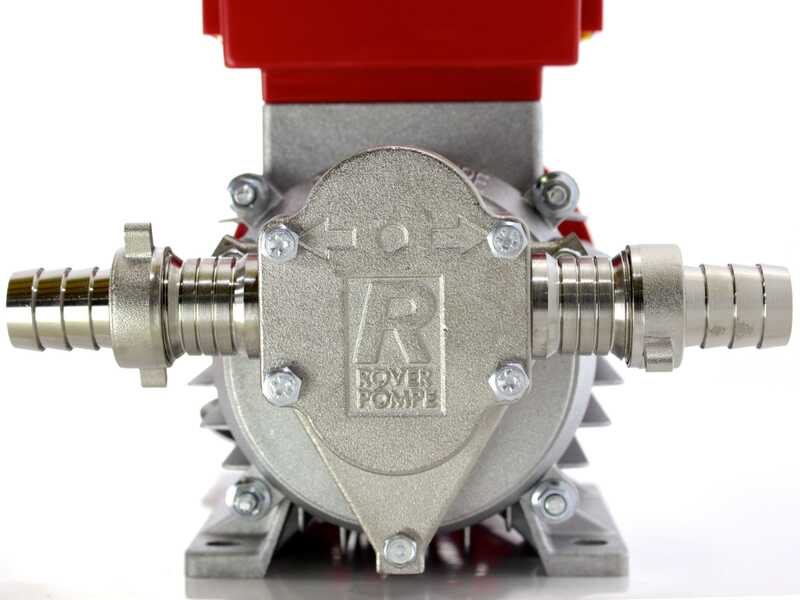 Rover Novax G 20 – Elektrische Umfüllpumpe für Öl mit Zahnrad aus oxidationsbeständiger Legierung – 0,6 PS