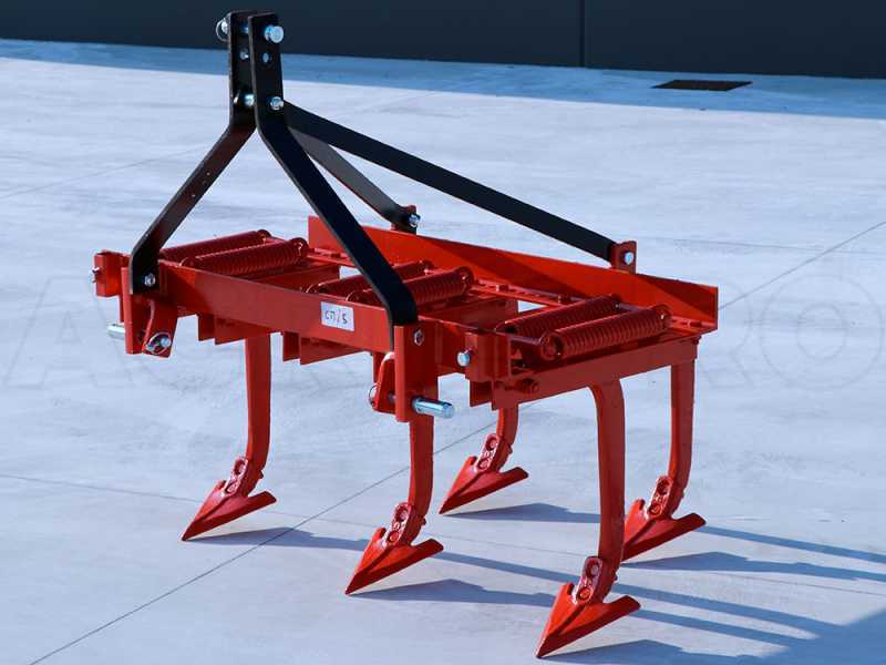 AgriEuro CM5 - Feder Grubber 5 Zinken mittelschwere Reihe - Grubber mit 5 Pflugscharen