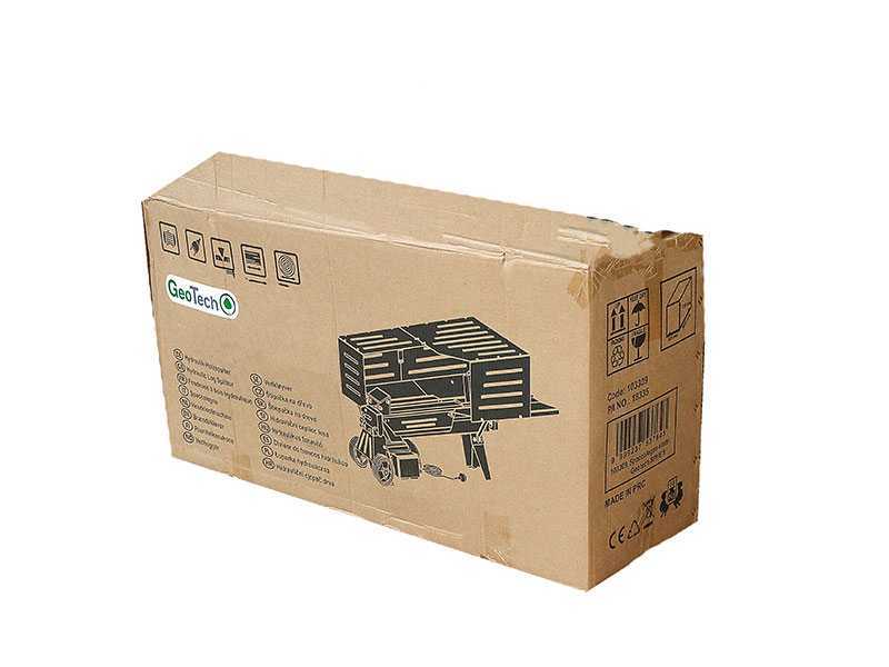 GeoTech SPHE 5 - Liegender Holzspalter mit Elektromotor - Spaltkraft 5 T