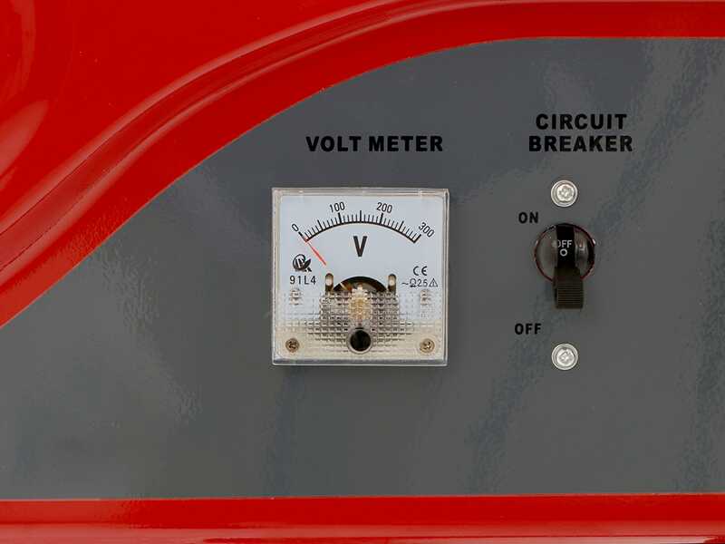 AMA QF2500 - Leiser Benzin-Stromerzeuger mit AVR-Regelung 2.8 kW - Dauerleistung 2.6 kW - 230V