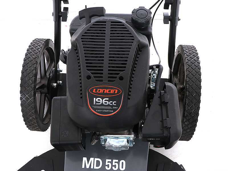 Benassi MD 550 - Kehrmaschine-Fadenm&auml;her auf R&auml;dern - Benzinmotor