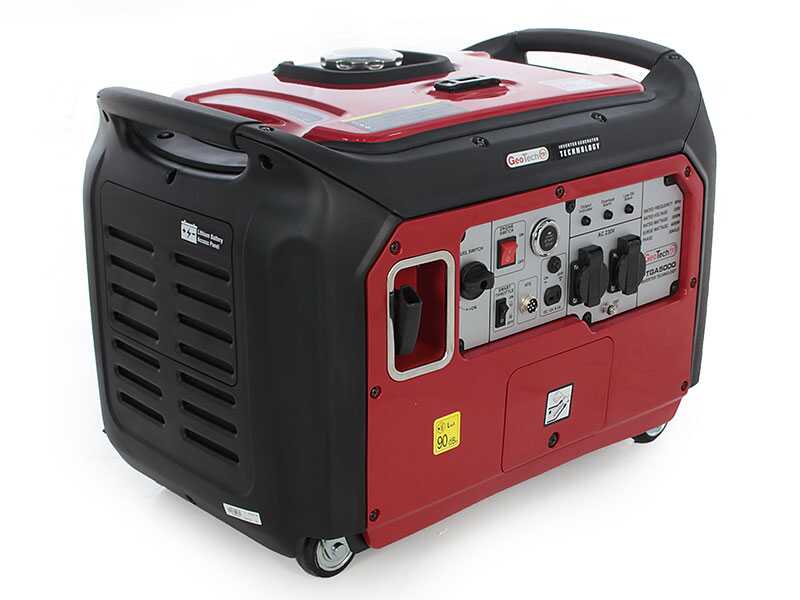 GeoTech Pro PTGA 5000i - Leiser Inverter-Stromerzeuger 4 kW - Dauerleistung 3.5 kW - 230V + ATS