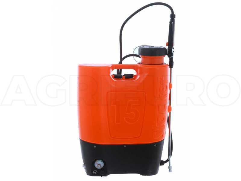 Elektrische R&uuml;ckenspritze Stocker - Lithium Batterie - 15 L Tank - max 5 bar