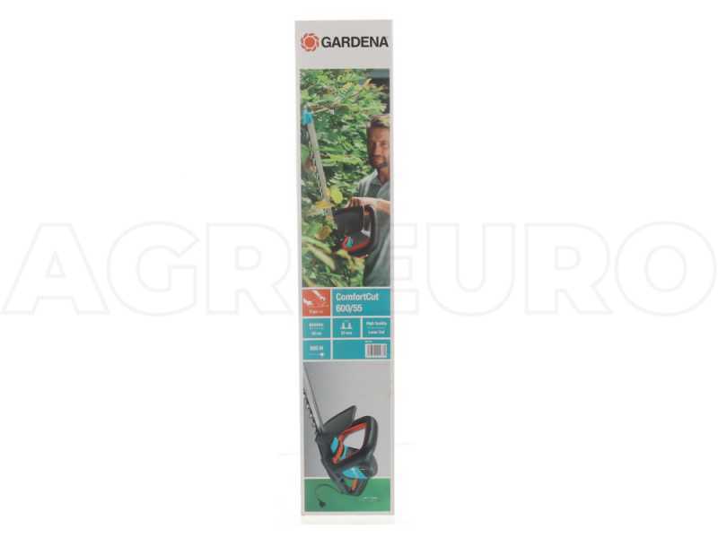 Elektro Heckenschere Gardena ComfortCut - 600 W mit Schwert 55 cm