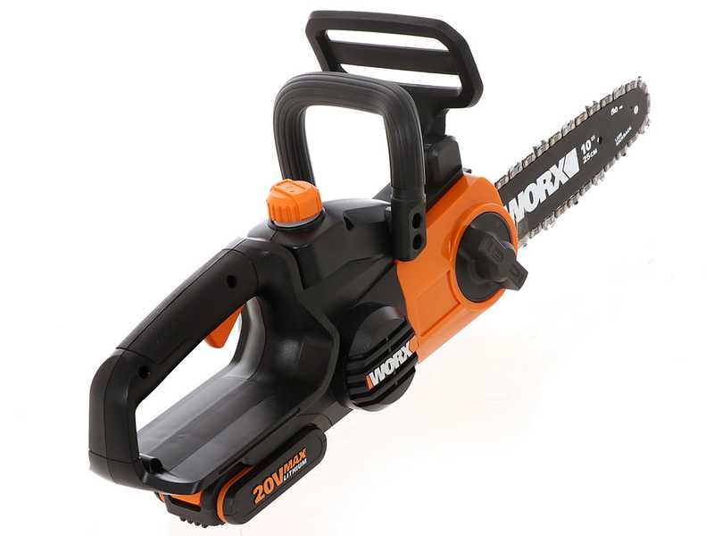 Akku Kettens&auml;ge WORX WG322E.9 20V 2 Ah - Elektro Kettens&auml;ge - SOLO - OHNE AKKU UND LADEGER&Auml;T