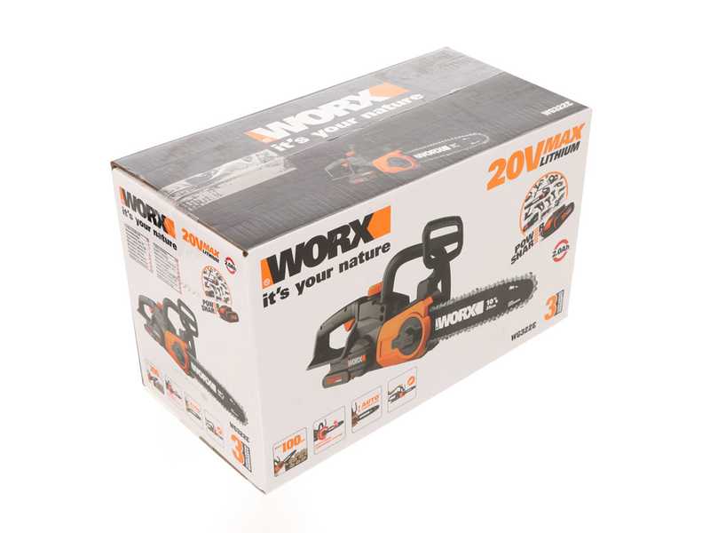 Worx WG322E.1 - Akku-Kettens&auml;ge 20V 2 Ah - Schwert 25cm