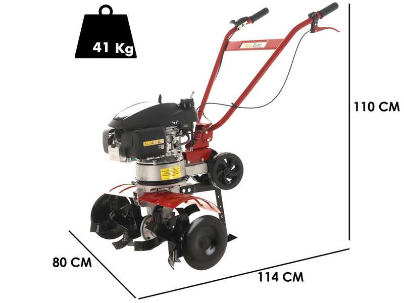 Motorhacke AgriEuro Rotalux 52A H55 mit Motor Honda 163 ccm - 1 Vorw&auml;rtsgang