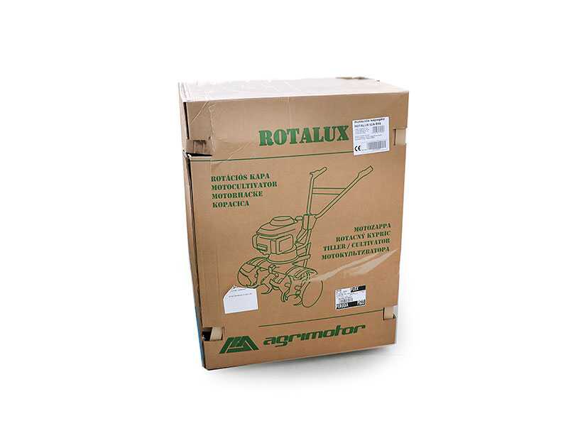 Motorhacke AgriEuro Rotalux 52A L60 mit Loncin Motor 196 ccm - 1 Vorw&auml;rtsgang