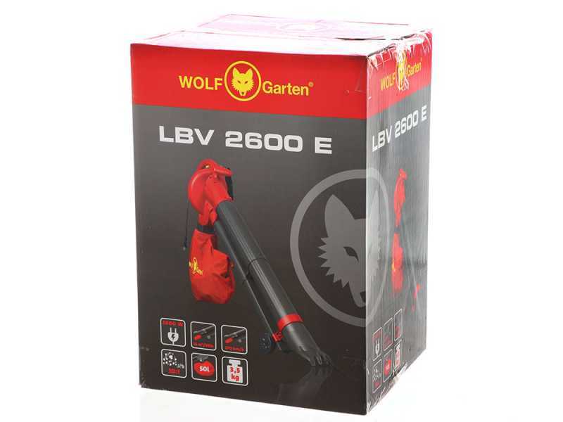 Laubbl&auml;ser/Laubsauger Wolf Garten LBV 2600 E - Leistung 2600 W