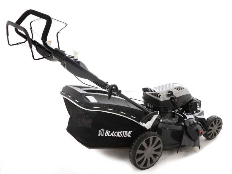 Rasenm&auml;her mit Radantrieb Blackstone SP530E Deluxe - 4 in 1 - Benzinmotor mit E-Starter