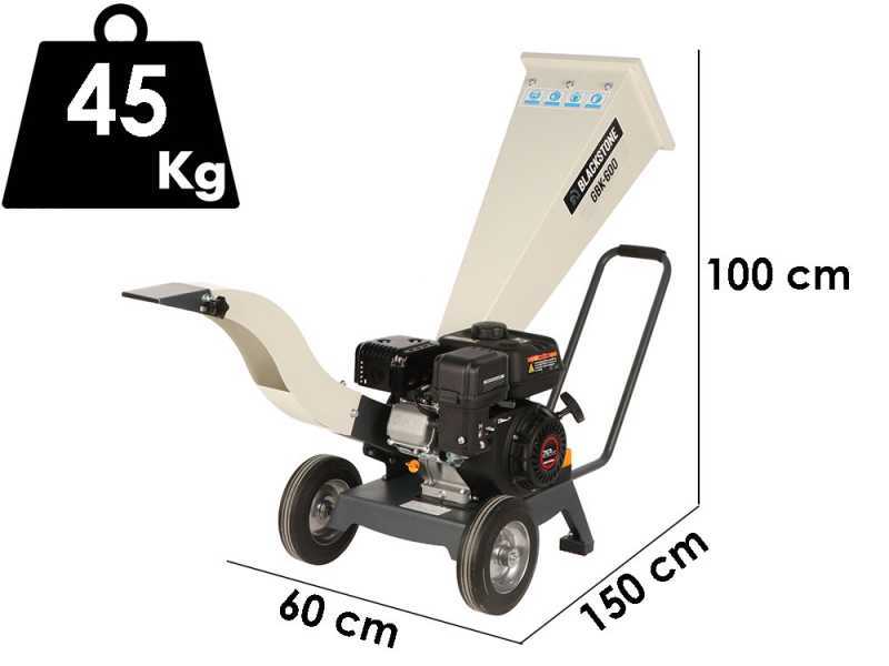 BlackStone GBK 600 - Benzin H&auml;cksler , Benzin Motor 7 PS
