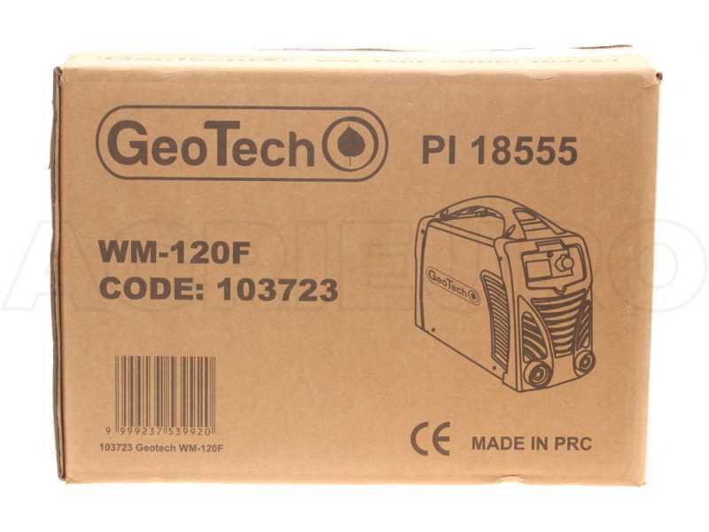 Elektroden-Schwei&szlig;ger&auml;t Inverter mit Gleichstrom GeoTech WM-120 F - 120 A - mit Kit MMA