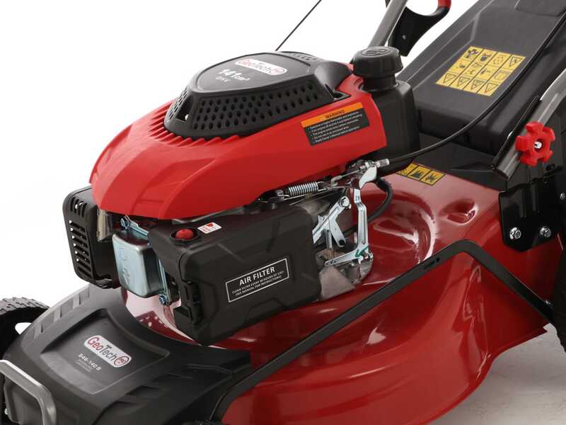 Benzin Rasenm&auml;her GeoTech Pro S46-140B mit Motor GeoTech 141ccm